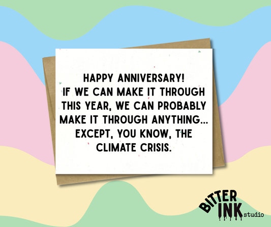 Anniversary - Climate Crisis